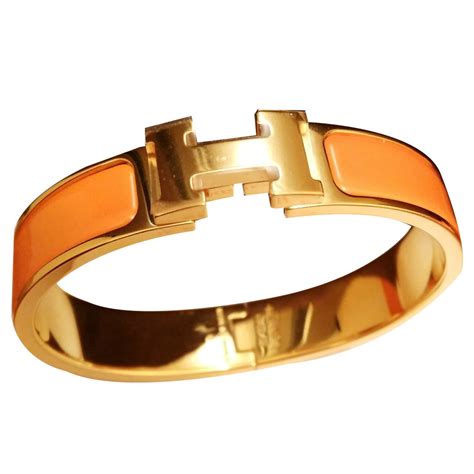 hermes couchevel bracelet orange color ebay|HERMÈS Fashion Bracelets for sale .